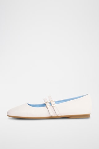 Babies en cuir nappa - Ecru