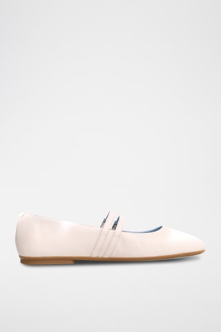 Babies en cuir nappa - Ecru