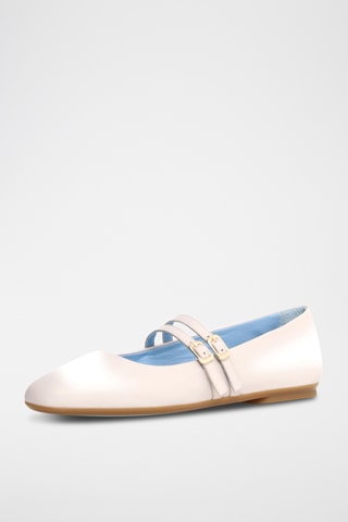 Babies en cuir nappa - Ecru