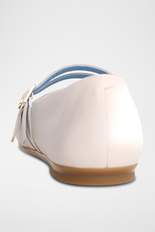 Babies en cuir nappa - Ecru