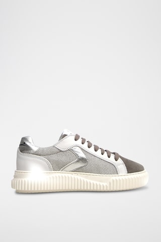 Baskets en cuir - Gris