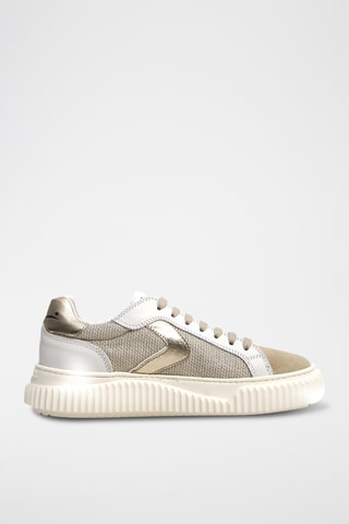 Baskets en cuir - Beige