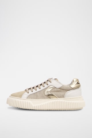 Baskets en cuir - Beige