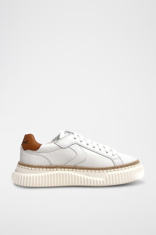 Baskets en cuir - Marron