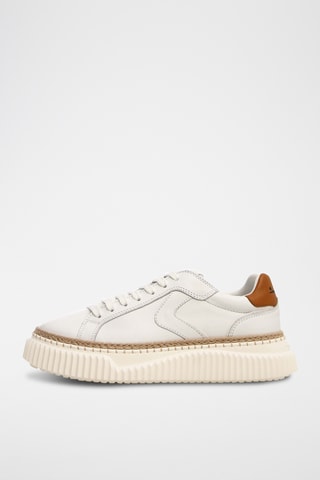 Baskets en cuir - Marron