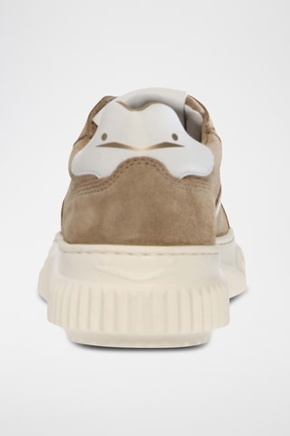 Baskets en cuir - Beige clair