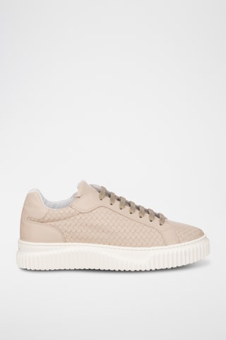 Baskets en cuir - Beige