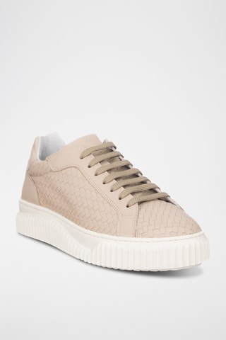 Baskets en cuir - Beige