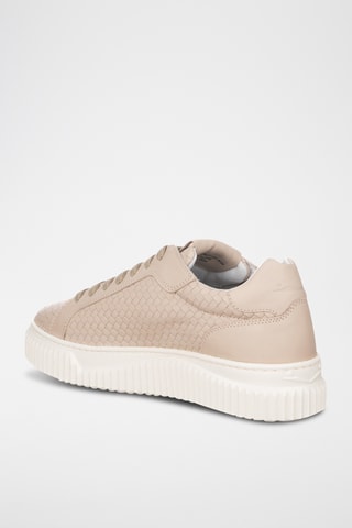 Baskets en cuir - Beige