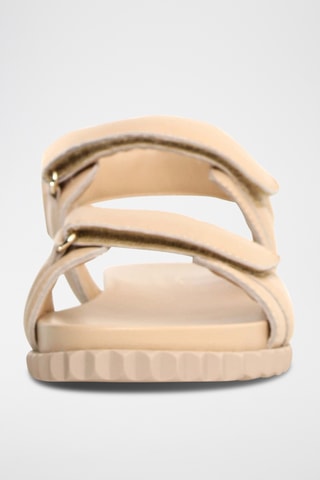 Sandales en cuir - Beige
