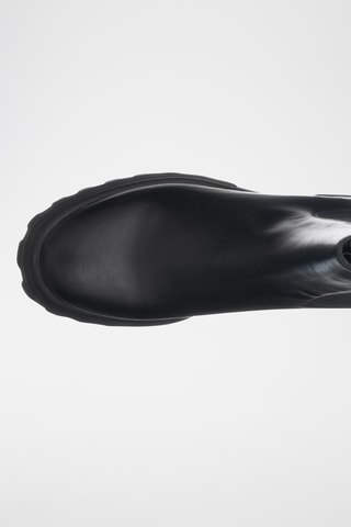 Bottines Chelsea en cuir - Noir