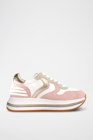 Baskets en cuir - Rose