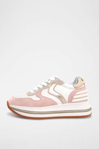 Baskets en cuir - Rose