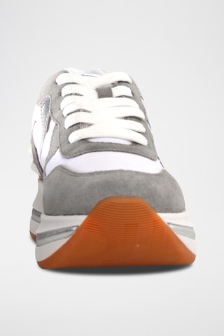 Baskets en cuir - Gris foncé