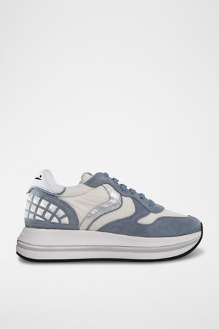 Baskets en cuir - Gris foncé