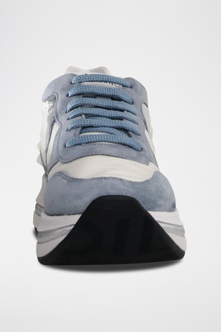 Baskets en cuir - Gris foncé