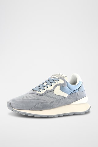 Baskets en nubuck - Gris clair