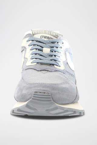Baskets en nubuck - Gris clair