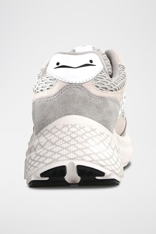 Baskets en cuir - Gris et beige