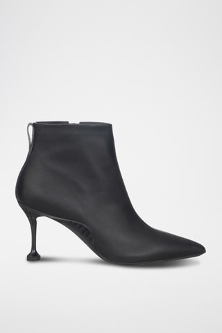 Bottines en cuir - Noir