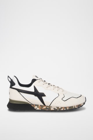 Baskets en nubuck - Blanc