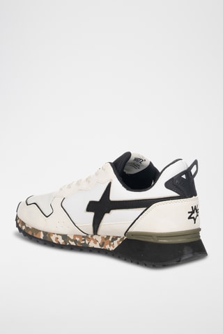 Baskets en nubuck - Blanc