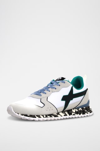 Baskets en nubuck - Blanc