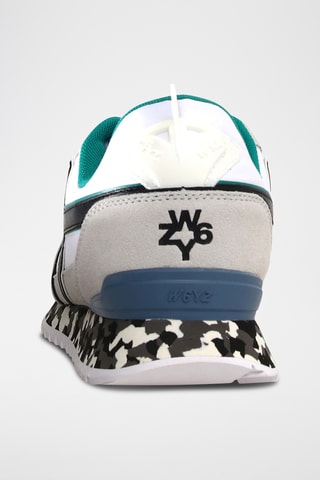 Baskets en nubuck - Blanc