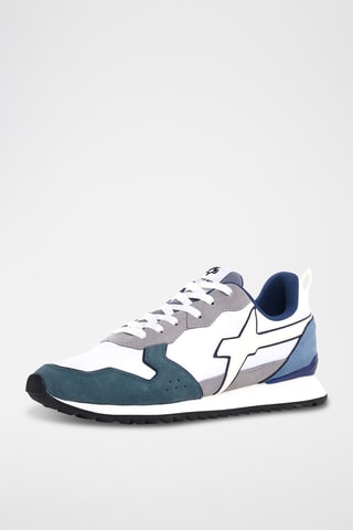 Baskets en nubuck - Gris clair