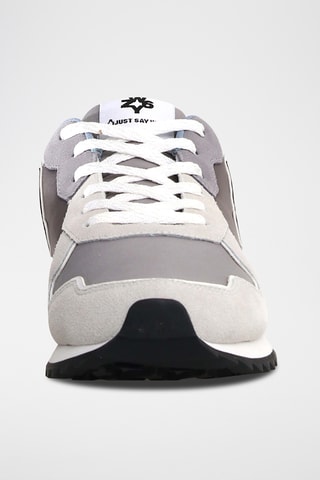 Baskets en nubuck - Blanc