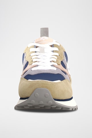 Baskets en nubuck - Kaki