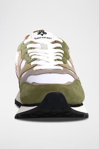 Baskets en cuir - Kaki