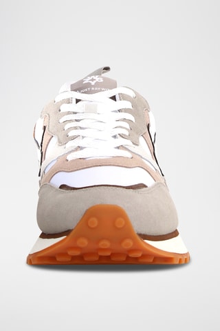 Baskets en nubuck - Taupe