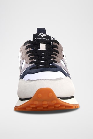 Baskets en nubuck - Blanc