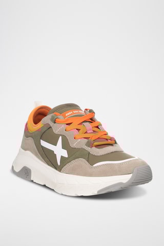 Baskets en nubuck - Taupe