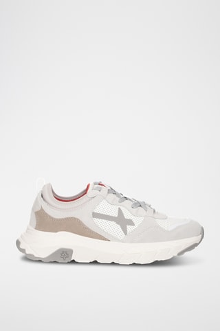 Baskets en nubuck - Blanc