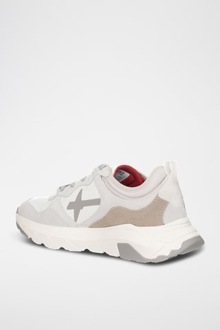 Baskets en nubuck - Blanc