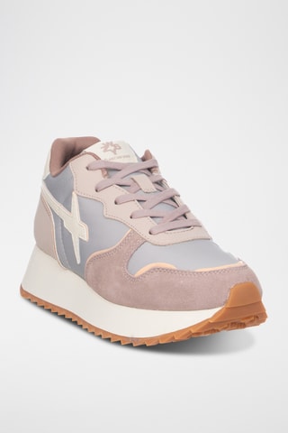 Baskets en nubuck - Gris foncé