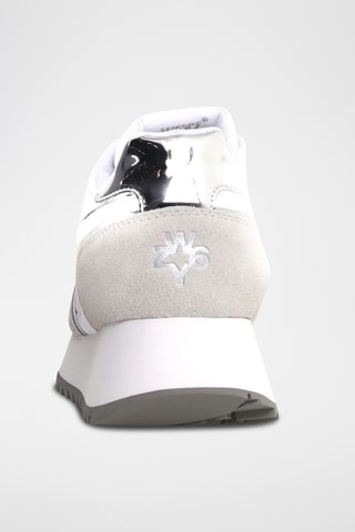 Baskets en nubuck - Blanc