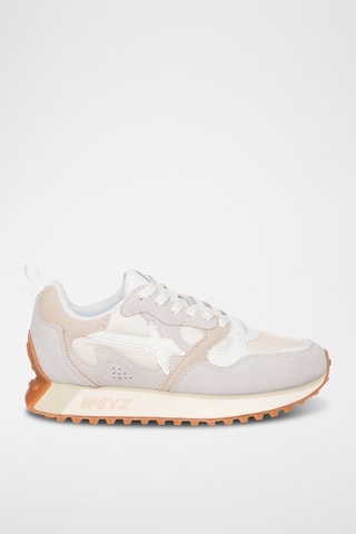 Baskets en nubuck - Blanc