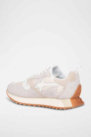 Baskets en nubuck - Blanc