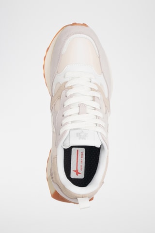 Baskets en nubuck - Blanc