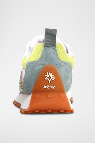 Baskets en nubuck - Vert clair