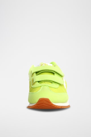 Baskets en nubuck - Vert fluo