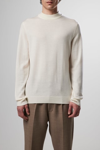 Jersey de lana merino Martin - Crudo