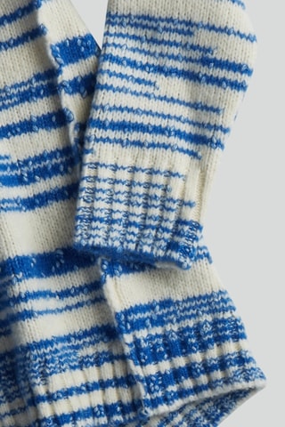 Jersey de lana merino Douglas - Azul rey