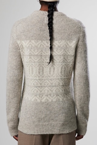 Jersey de alpaca Jason - Antracita jaspeado