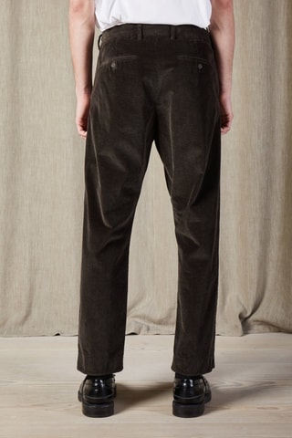 Pantalón de pana de algodón orgánico Bill - Caqui