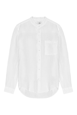 Camisa de lino Eddie - Blanco