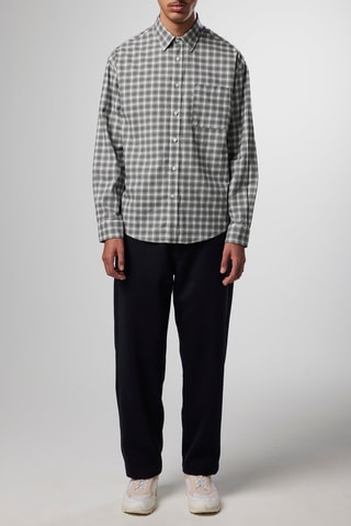 Camisa Deon - Crudo y negro